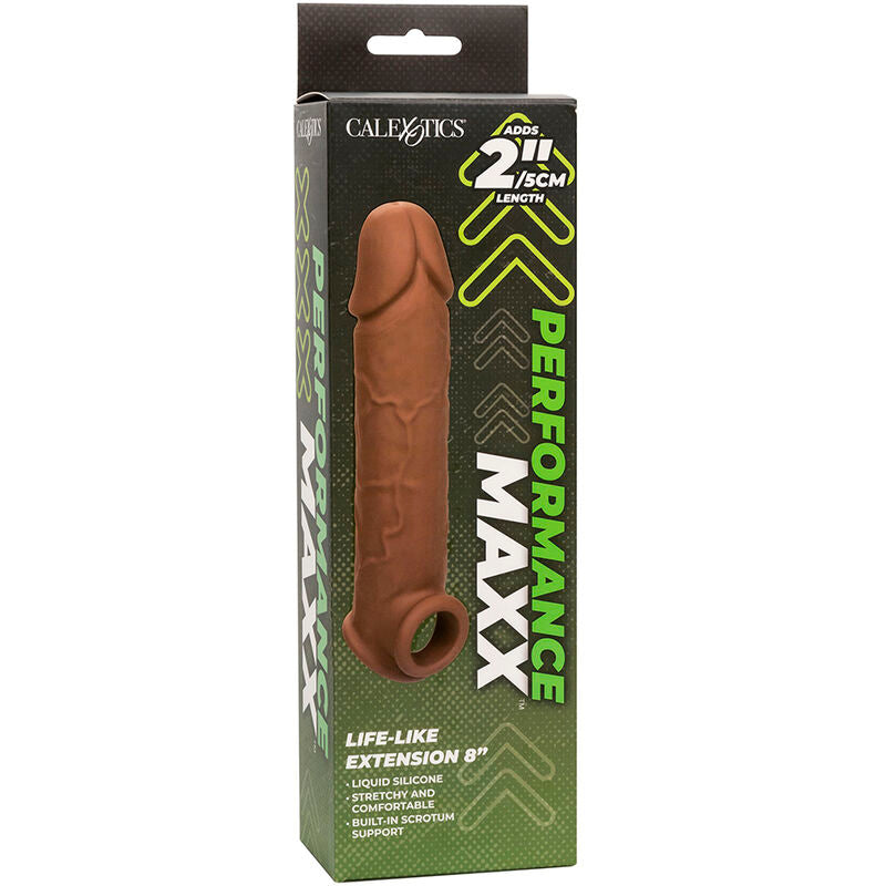 CALEXOTICS - PERFORMANCE MAXX LIFE-LIKE EXTENSION 8 ΚΑΣΤΑΝΟ ΔΕΡΜΑ