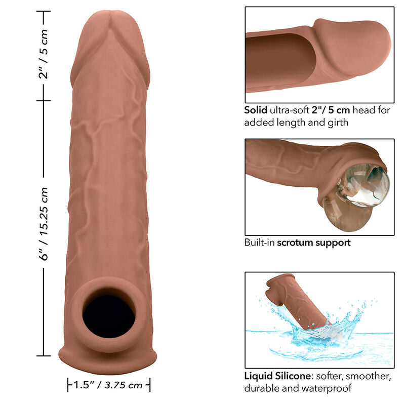 CALEXOTICS - PERFORMANCE MAXX LIFE-LIKE EXTENSION 8 ΚΑΣΤΑΝΟ ΔΕΡΜΑ