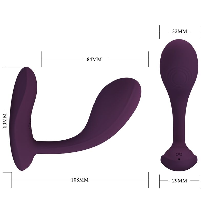 PRETTY LOVE - BAIRD G-SPOT 12 Δονήσεων ΕΠΑΝΑΦΟΡΤΙΖΟΜΕΝΗ ΕΦΑΡΜΟΓΗ LILA