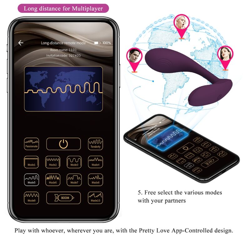 PRETTY LOVE - BAIRD G-SPOT 12 Δονήσεων ΕΠΑΝΑΦΟΡΤΙΖΟΜΕΝΗ ΕΦΑΡΜΟΓΗ LILA