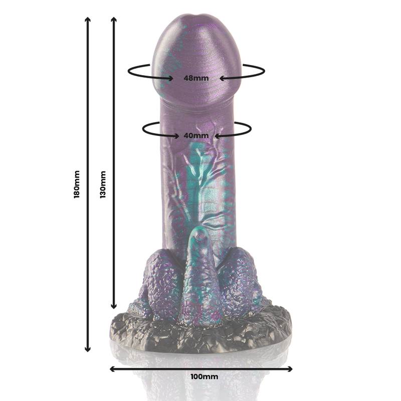 EPIC - BASILISK DILDO ΔΙΠΛΟ SLACY PLEASURE ΜΙΚΡΟ ΜΕΓΕΘΟΣ