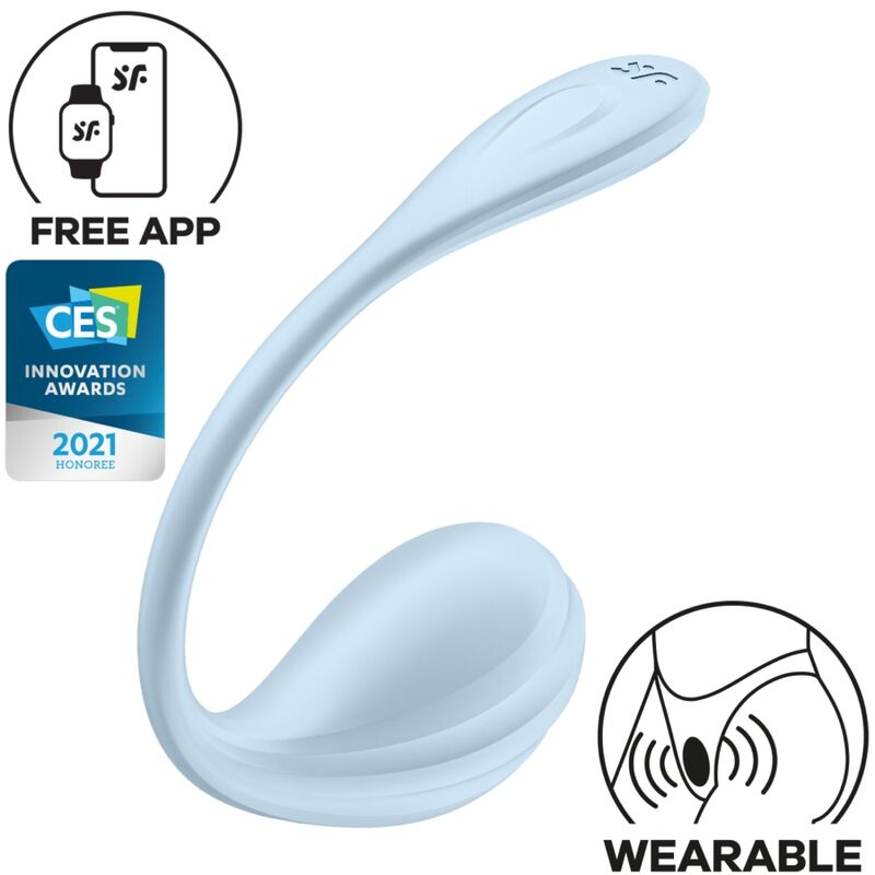 SATISFYER - ΔΙΕΓΕΡΤΗΣ ΣΗΜΕΙΟΥ G SMOOTH PETAL ΔΩΡΕΑΝ ΕΦΑΡΜΟΓΗ ΣΕ ΟΥΡΑΝΙΟ ΜΠΛΕ