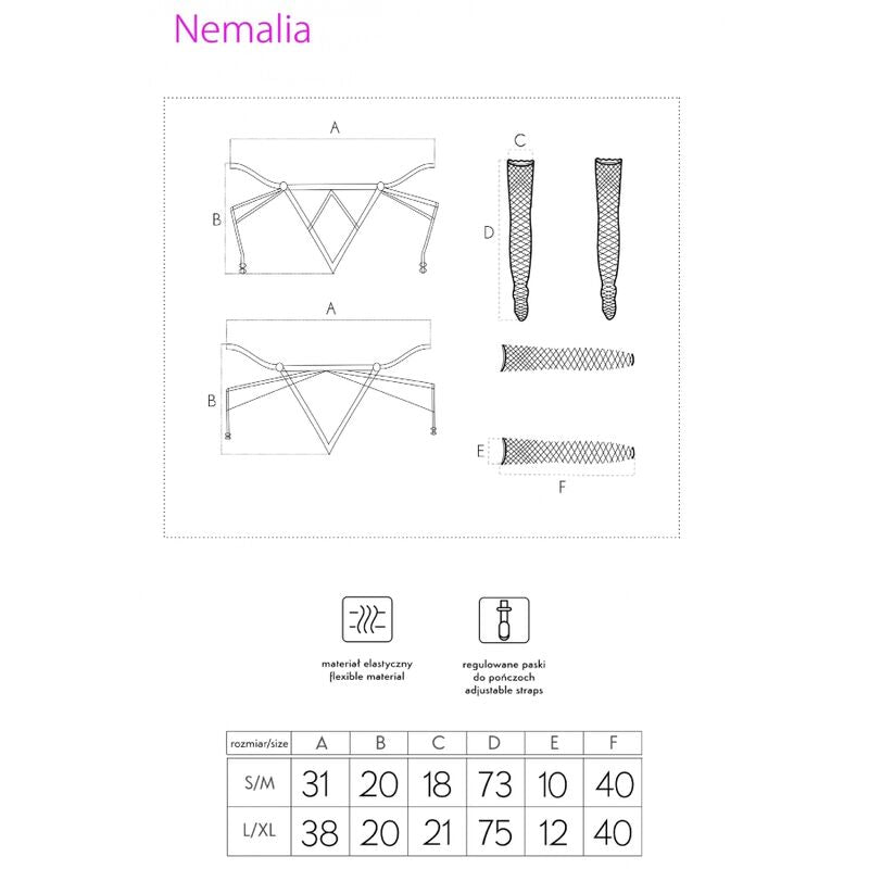 LIVCO CORSETTI FASHION - ΣΕΤ NEMALIA ΖΑΡΤΕΡ + ΚΑΛΤΣΕΣ + ΓΑΝΤΙΑ ΜΑΥΡΑ