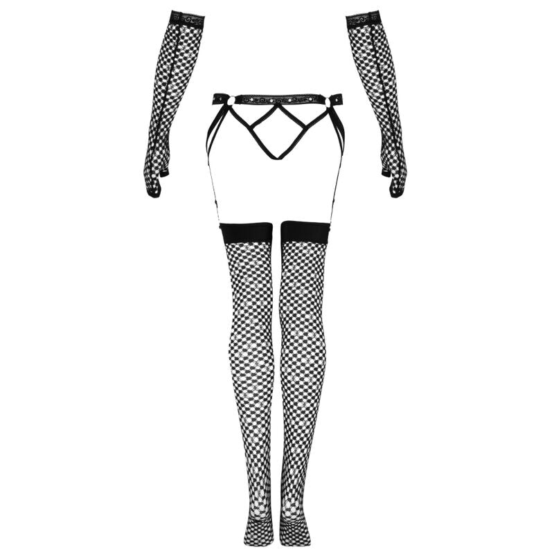 LIVCO CORSETTI FASHION - ΣΕΤ NEMALIA ΖΑΡΤΕΡ + ΚΑΛΤΣΕΣ + ΓΑΝΤΙΑ ΜΑΥΡΑ