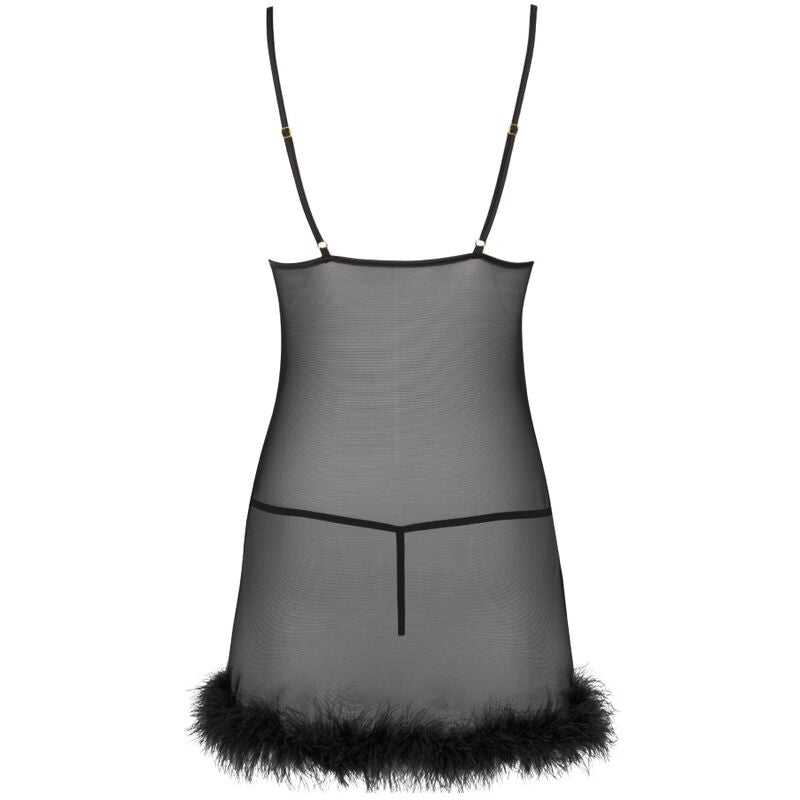 LIVCO CORSETTI FASHION - ΣΕΤ ZERUNAM BABYDOLL + ΜΑΥΡΟ ΤΟΝΓΚ