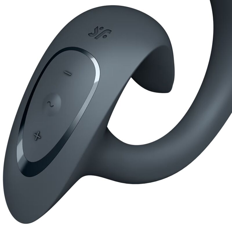 ΔΟΝΗΤΗΣ SATISFYER - G FOR GODDESS 1 RABBIT ΣΚΟΥΡΟ ΓΚΡΙ