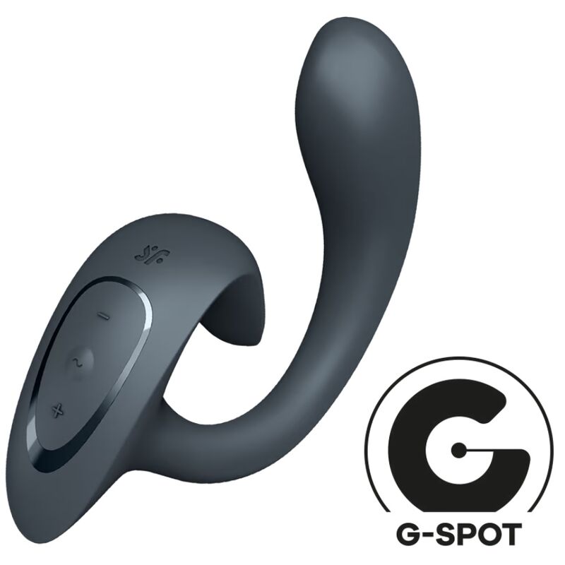ΔΟΝΗΤΗΣ SATISFYER - G FOR GODDESS 1 RABBIT ΣΚΟΥΡΟ ΓΚΡΙ