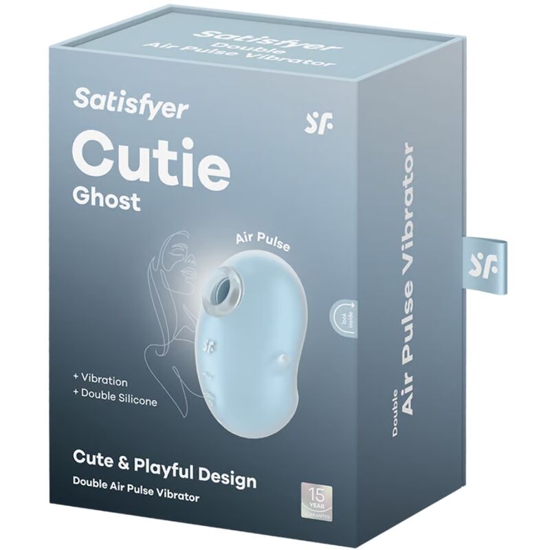 Δονητής SATISFYER - CUTIE GHOST LAY-ON ΓΑΛΑΖΙΟ