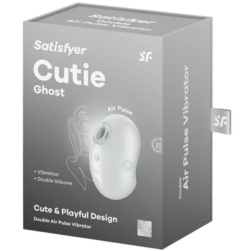 Δονητής SATISFYER - CUTIE GHOST Λευκός