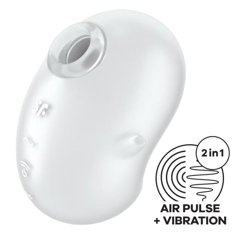 Δονητής SATISFYER - CUTIE GHOST Λευκός