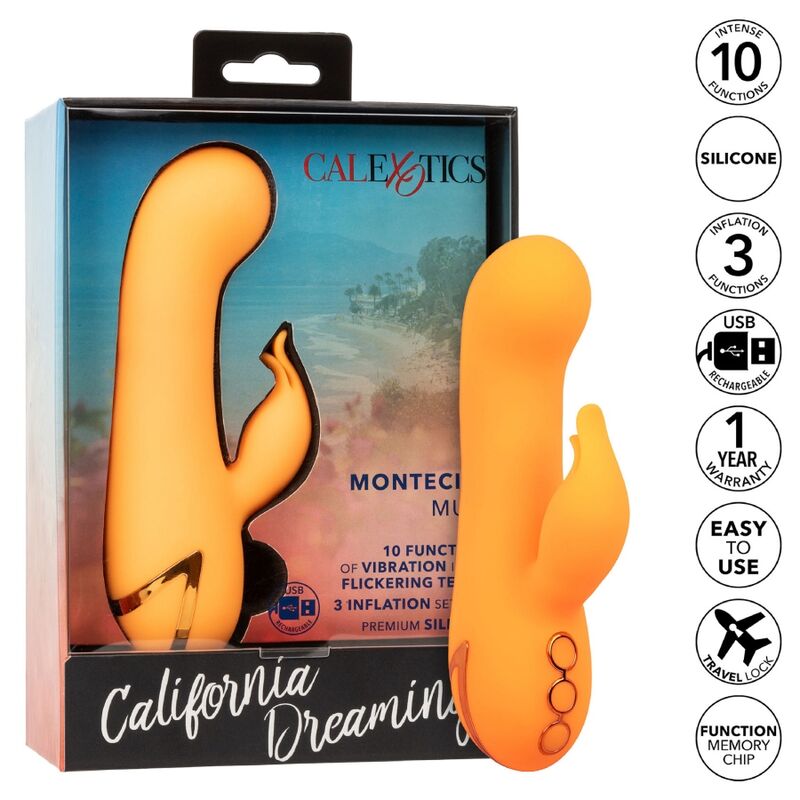 CALEXOTICS - ΔΟΝΗΤΗΣ MONTECITO MUSE RABBIT ORANGE ΑΠΟ ΤΗΝ CALIFORNIA DREAMING