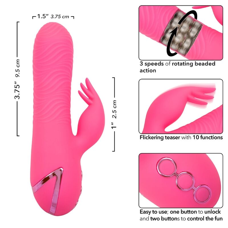 CALEXOTICS - ΔΟΝΗΤΗΣ SACRAMENTO SWEETIE ROZER RABBIT PINK BY CALIFORNIA DREAMING