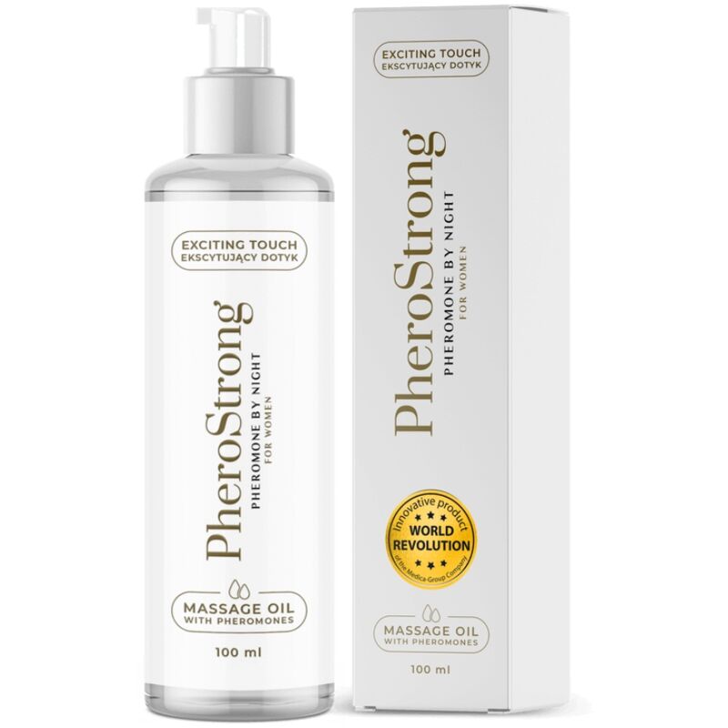 PHEROSTRONG - Λάδι Μασάζ για τη Νύχτα για Γυναίκες 100 ml