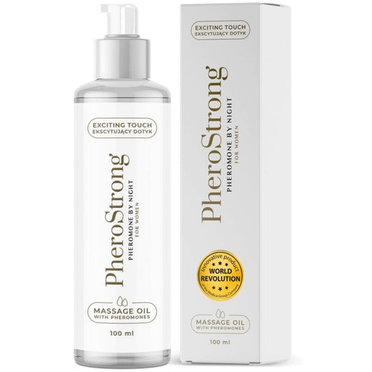 PHEROSTRONG - Λάδι Μασάζ για τη Νύχτα για Γυναίκες 100 ml
