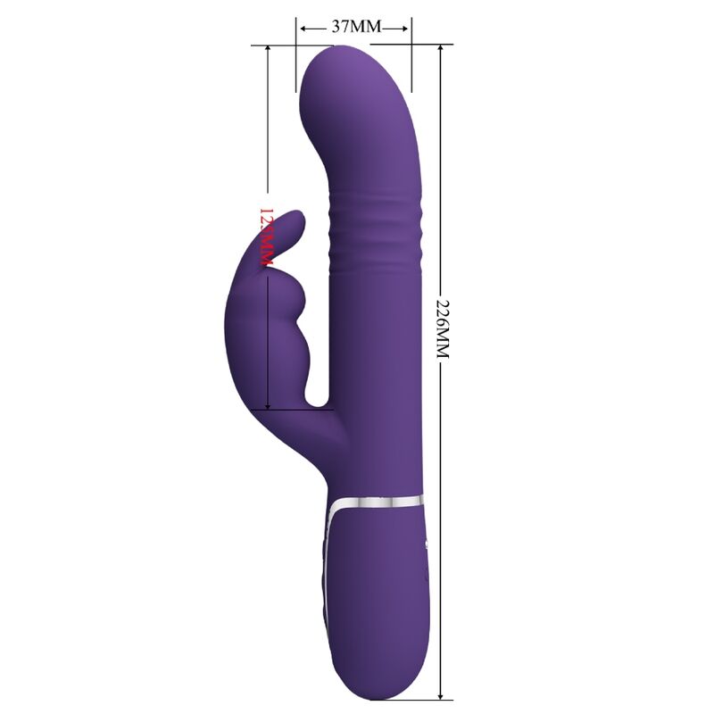 Δονητής Pretty Love - Coale Rabbit 4 σε 1 μωβ