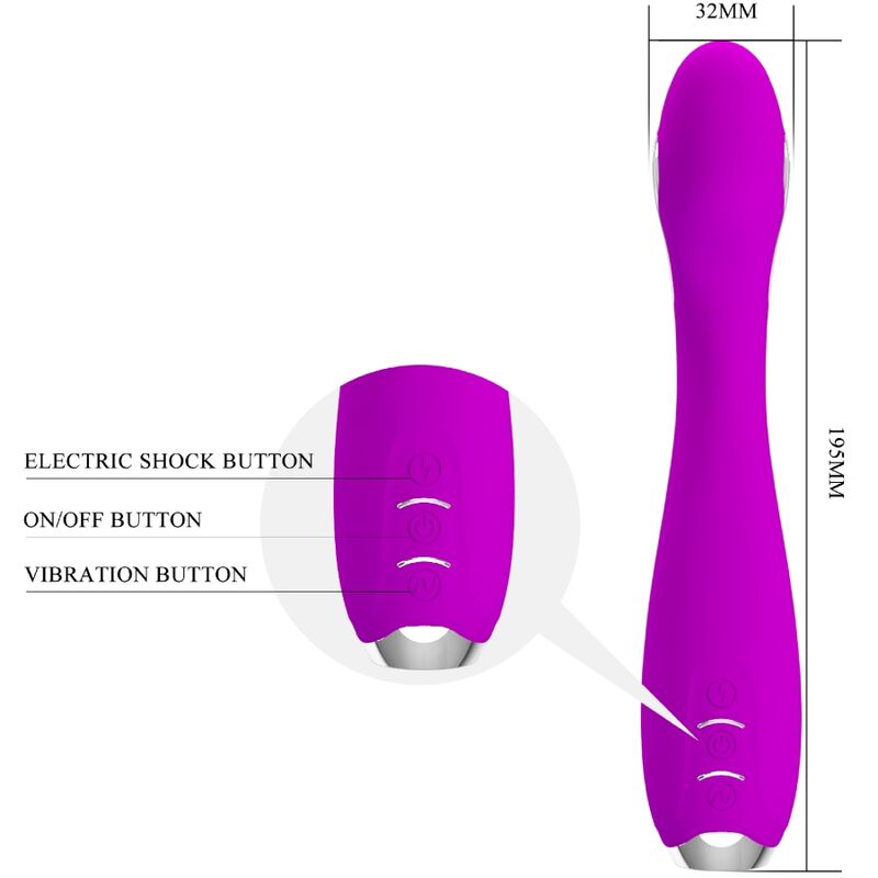 PRETTY LOVE - ΔΟΝΗΤΗΣ HECTOR ELECTROSHOCK ΔΩΡΕΑΝ ΕΦΑΡΜΟΓΗ VIOLET