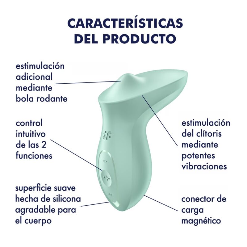SATISFYER - ΔΟΝΗΤΗΣ ΚΛΕΙΤΟΡΙΔΑΣ EXCITERRR ΜΕ ΑΝΟΙΧΤΗ ΜΑΝΤΗ