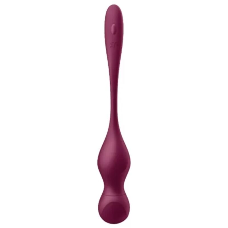 SATISFYER - LOVE BIRDS VARY ΔΟΝΟΥΝΤΕΣ ΜΠΑΛΕΣ ΔΩΡΕΑΝ ΕΦΑΡΜΟΓΗ WINE RED