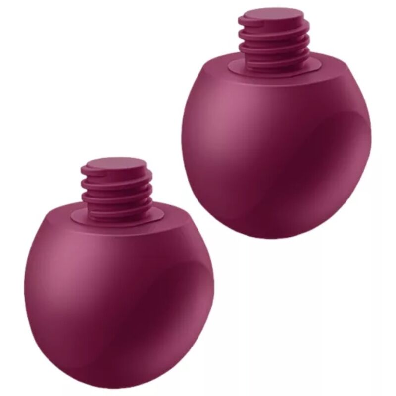 SATISFYER - LOVE BIRDS VARY ΔΟΝΟΥΝΤΕΣ ΜΠΑΛΕΣ ΔΩΡΕΑΝ ΕΦΑΡΜΟΓΗ WINE RED