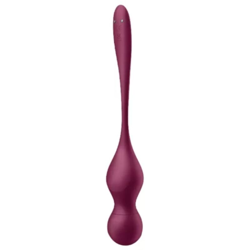 SATISFYER - LOVE BIRDS VARY ΔΟΝΟΥΝΤΕΣ ΜΠΑΛΕΣ ΔΩΡΕΑΝ ΕΦΑΡΜΟΓΗ WINE RED