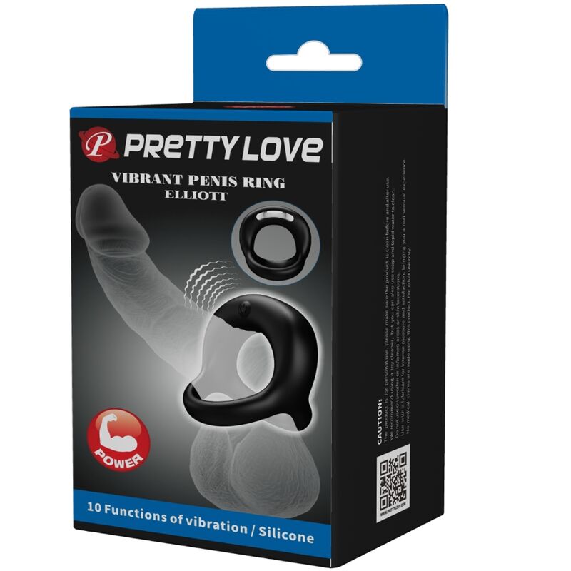 PRETTY LOVE - ELLIOTT ΜΑΥΡΟ ΔΑΧΤΥΛΙΔΙ ΔΟΝΗΤΗ