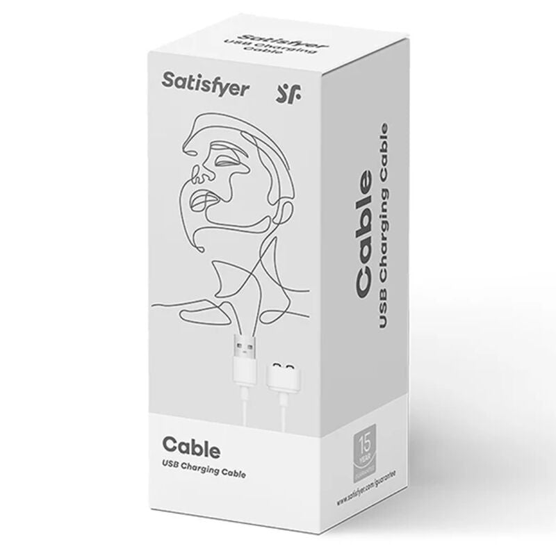 SATISFYER - ΚΑΛΩΔΙΟ ΦΟΡΤΙΣΤΗ ΛΕΥΚΟ