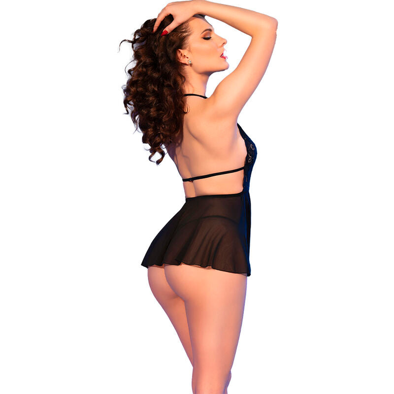 CHILIROSE - CR 4720 BABYDOLL & THING BLACK XL