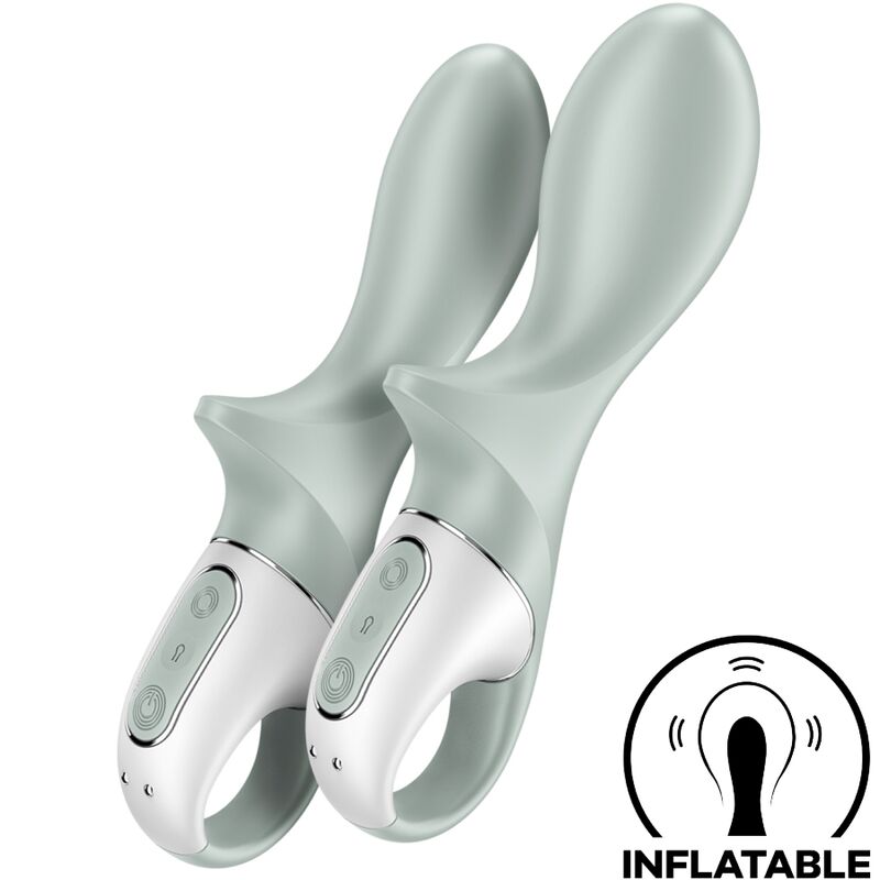 SATISFYER - ΑΝΤΛΙΑ ΑΕΡΑ BOOTY 3 ΦΟΥΣΚΩΤΟΣ ΠΡΩΚΤΙΚΟΣ ΔΟΝΗΤΗΣ ΓΚΡΙΖΟΠΡΑΣΙΝΟΣ