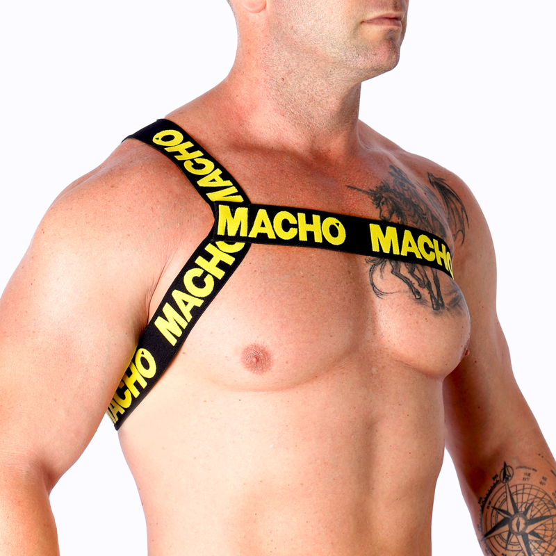 MACHO - ROMAN HARNESS ΚΙΤΡΙΝΗ L/XL