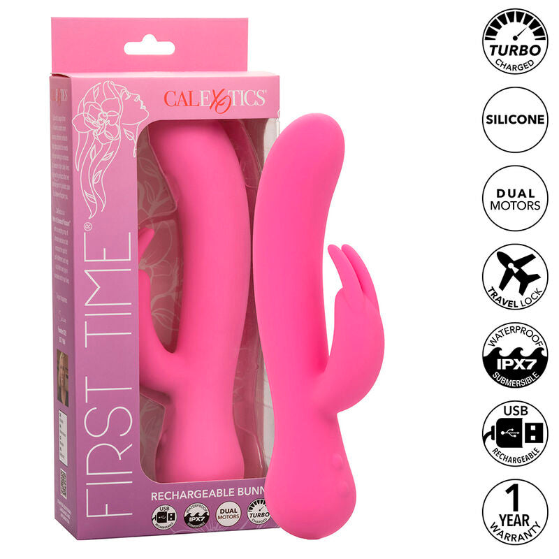 CALEXOTICS - ΔΟΝΗΤΗΣ ΠΡΩΤΗΣ ΦΟΡΑΣ RABBIT ΕΠΑΝΑΦΟΡΤΙΖΟΜΕΝΟΣ ΡΟΖ
