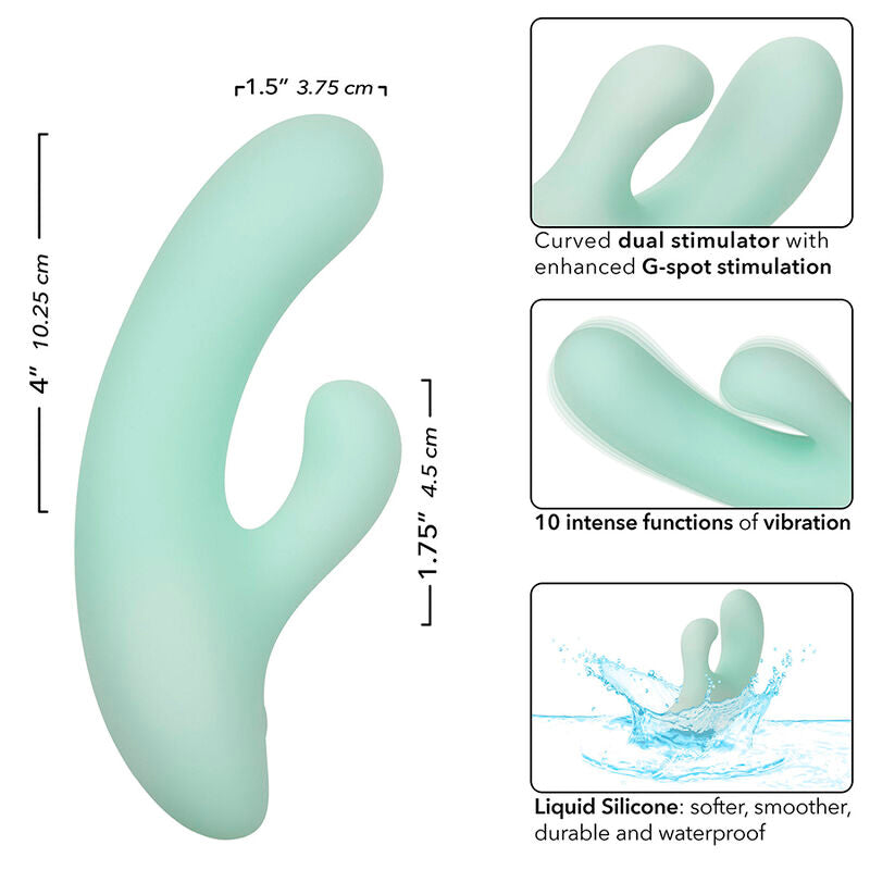 CALEXOTICS - ΔΟΝΗΤΗΣ & ΕΚΤΙΜΗΤΗΣ PACIFICA FIJI G SPOT 10 ΔΟΝΗΣΕΙΣ AQUA