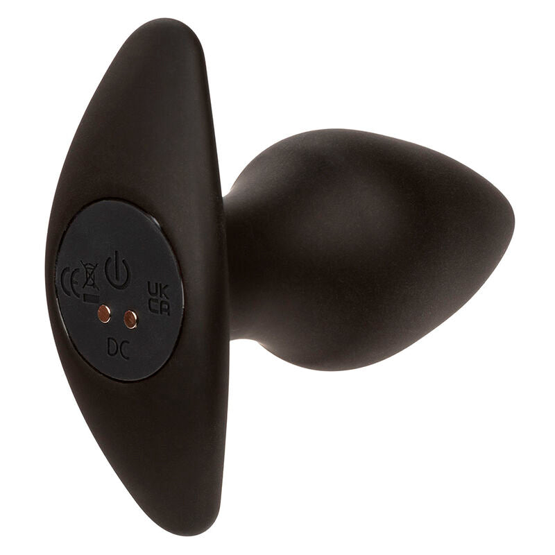 CALEXOTICS - ROCK BOTTOM PERFECT ANAL PLUG 10 VIBRATIONS ΣΙΛΙΚΟΝΗΣ ΜΑΥΡΟ