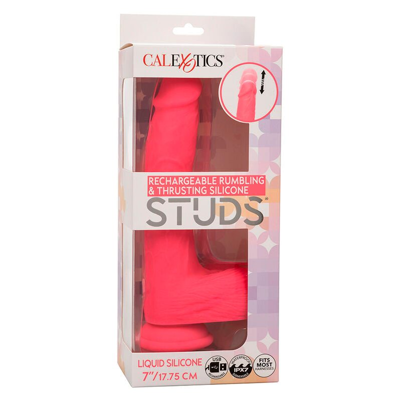 CALEXOTICS - ΡΕΑΛΙΣΤΙΚΟΣ ΔΟΝΗΤΗΣ STUDS 10 ΔΟΝΗΣΕΩΝ ΡΟΖ