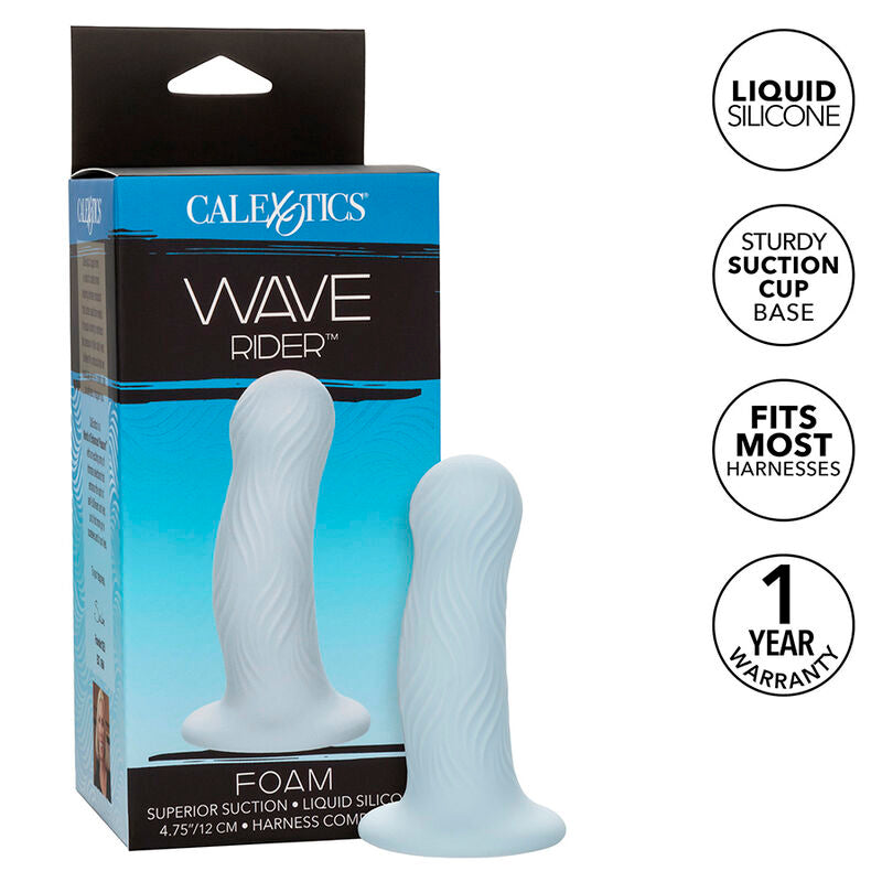 CALEXOTICS - Πρωκτικό βύσμα WAVE RIDER FOAM ΜΠΛΕ