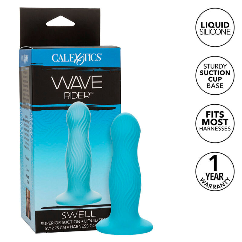 CALEXOTICS - Πρωκτικό βύσμα WAVE RIDER SWELL ΜΠΛΕ