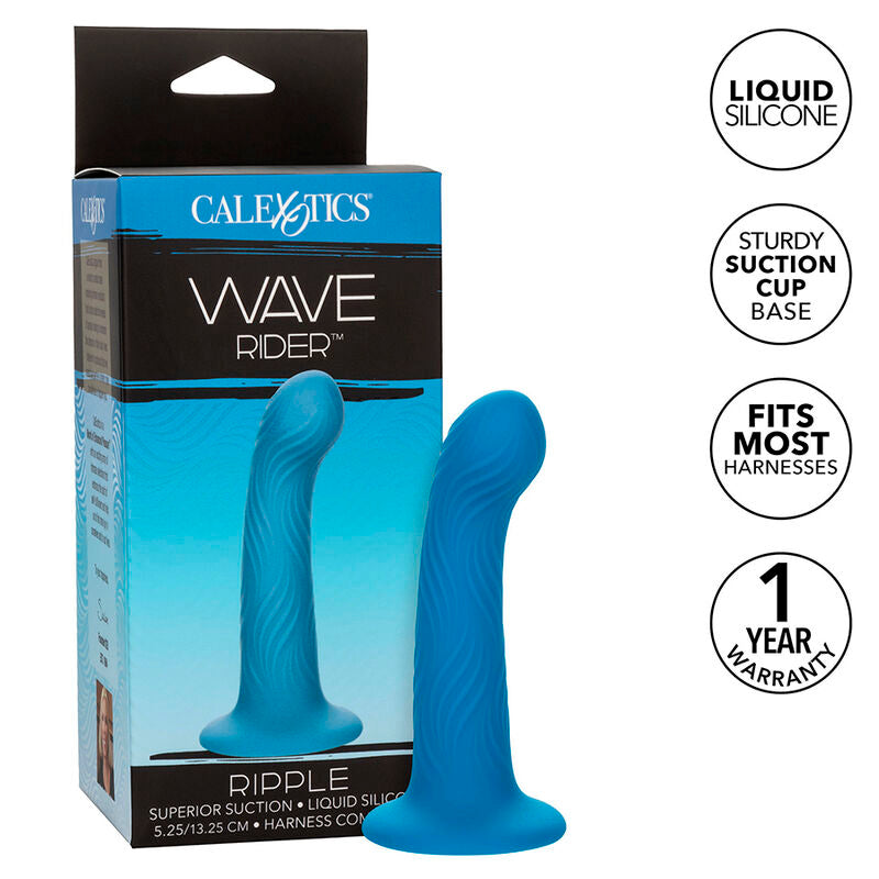 CALEXOTICS - Πρωκτικό Σφήνα Wave Rider Ripple Blue