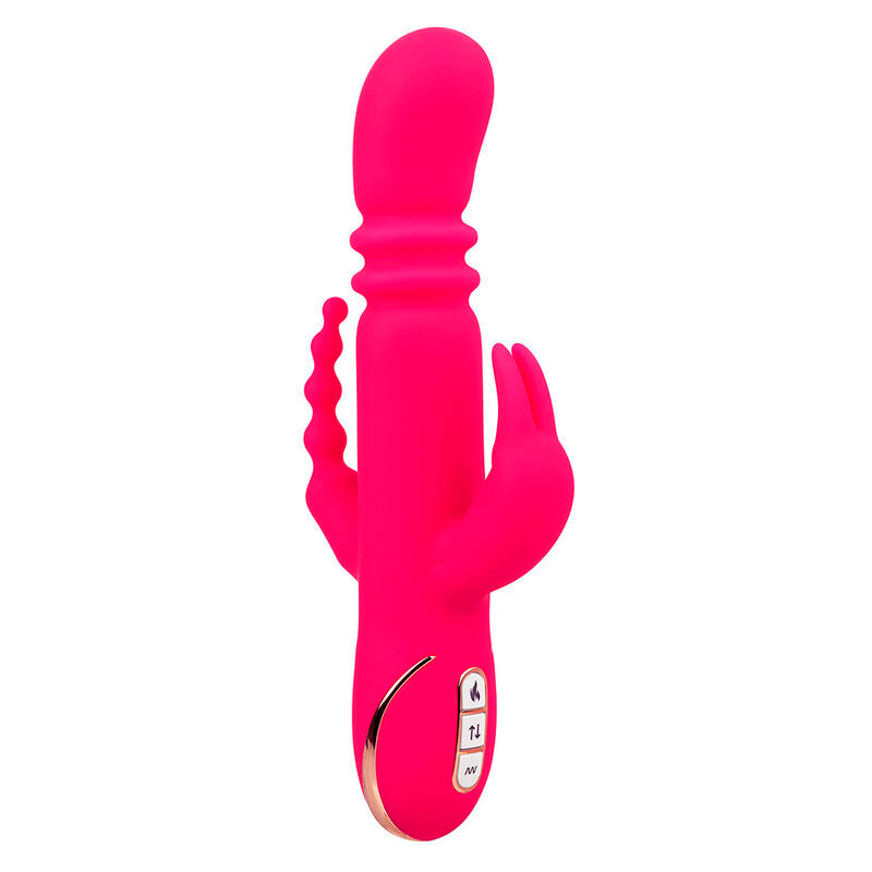 CALEXOTICS - JACK FANTASY ΤΡΙΠΛΗ ΘΕΡΜΑΙΝΟΜΕΝΗ ΔΟΝΗΣΗ RABBIT ΡΟΖ