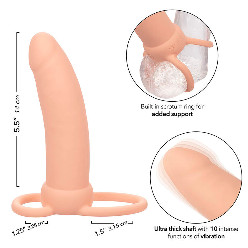 CALEXOTICS - MAXX THICK DUAL PENETRATOR 10 ΔΟΝΗΣΕΩΝ ΣΑΡΚΑ