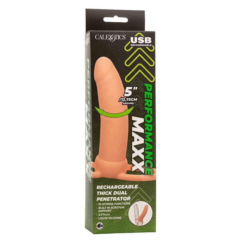 CALEXOTICS - MAXX THICK DUAL PENETRATOR 10 ΔΟΝΗΣΕΩΝ ΣΑΡΚΑ