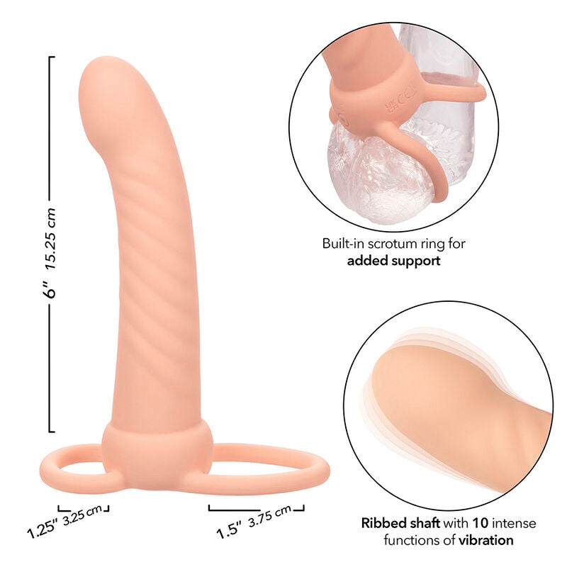 CALEXOTICS - MAXX ΡΙΜΠ ΔΙΠΛΗΣ ΔΙΕΙΣΔΥΣΗΣ 10 ΔΟΝΗΣΕΩΝ ΣΑΡΚΑΣ