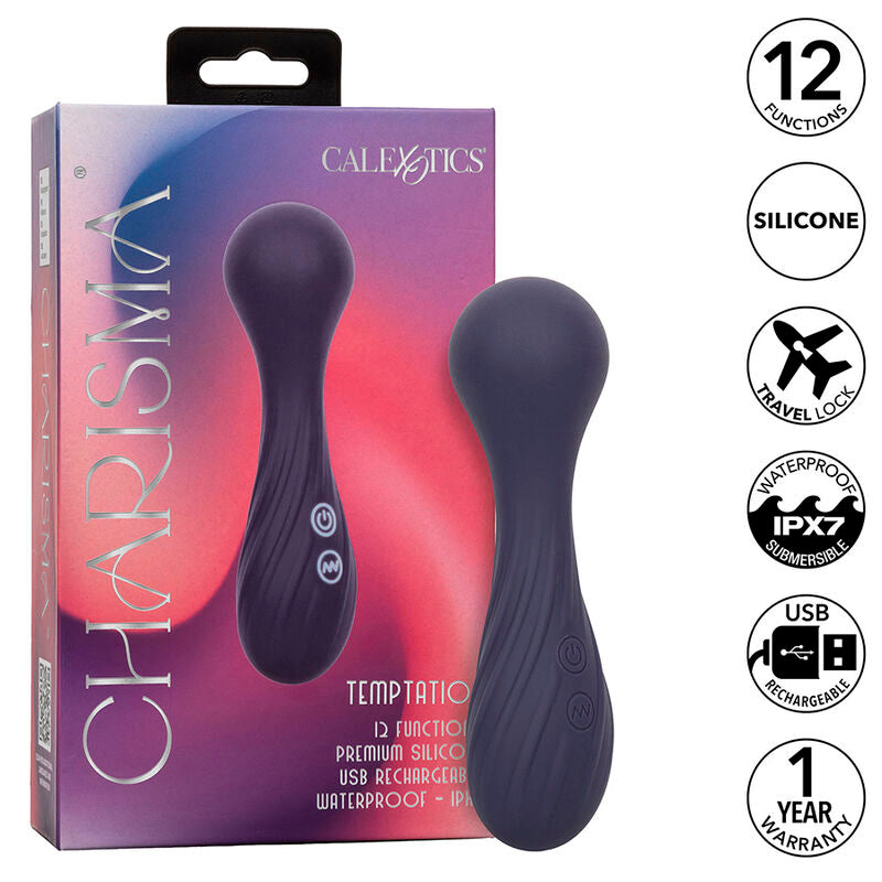 CALEXOTICS - ΜΑΣΑΖ CHARISMA TEMPTATION 12 ΛΕΙΤΟΥΡΓΙΩΝ ΜΩΒ