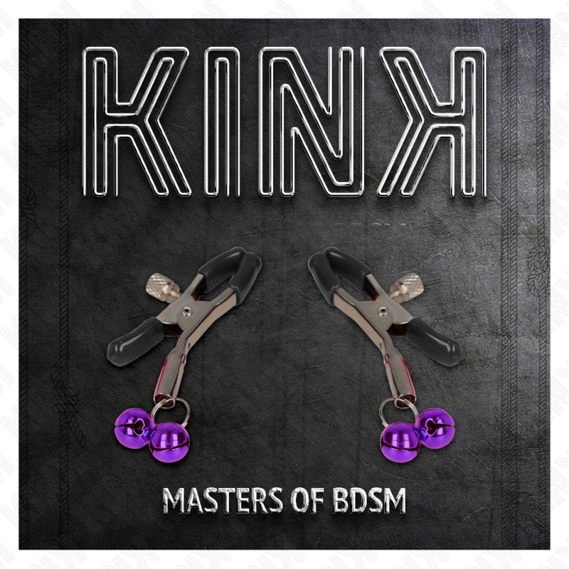 KINK - Σφιγκτήρας θηλής με διπλή καμπάνα μωβ 6 cm