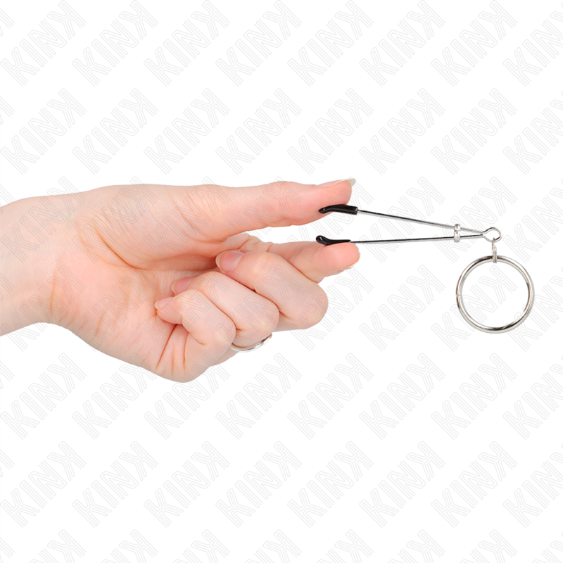 Σφιγκτήρες θηλών KINK - Λεπτοί με δακτύλιο O-RING 7 cm