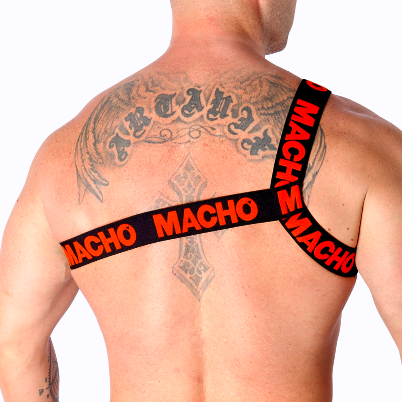 MACHO - ROMAN HARNESS ΚΟΚΚΙΝΟ S/M