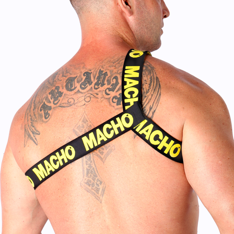 MACHO - ROMAN HARNESS ΚΙΤΡΙΝΗ S/M
