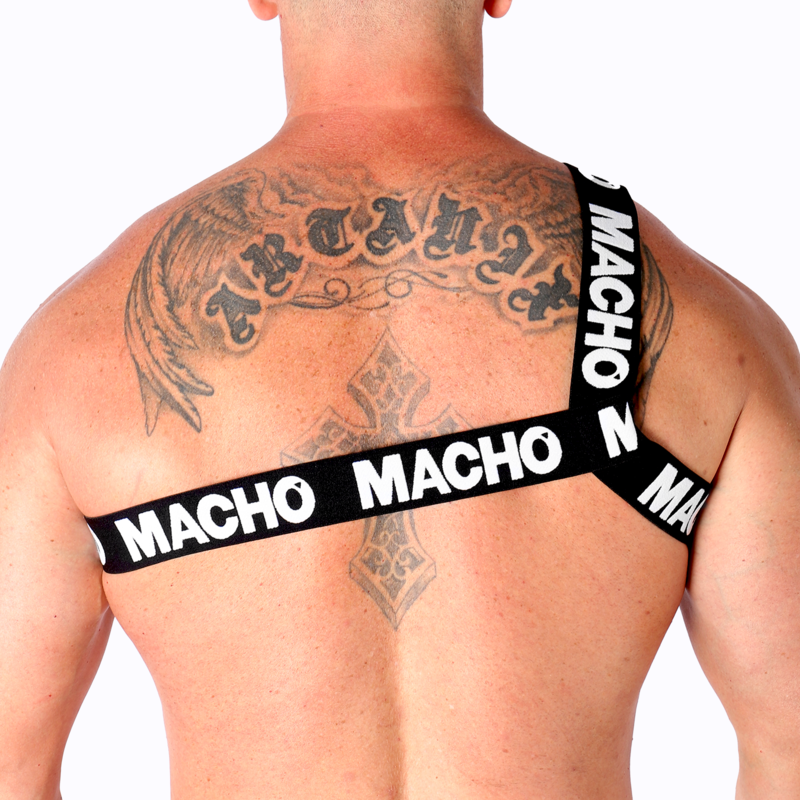 MACHO - ROMAN HARNESS ΛΕΥΚΗ S/M