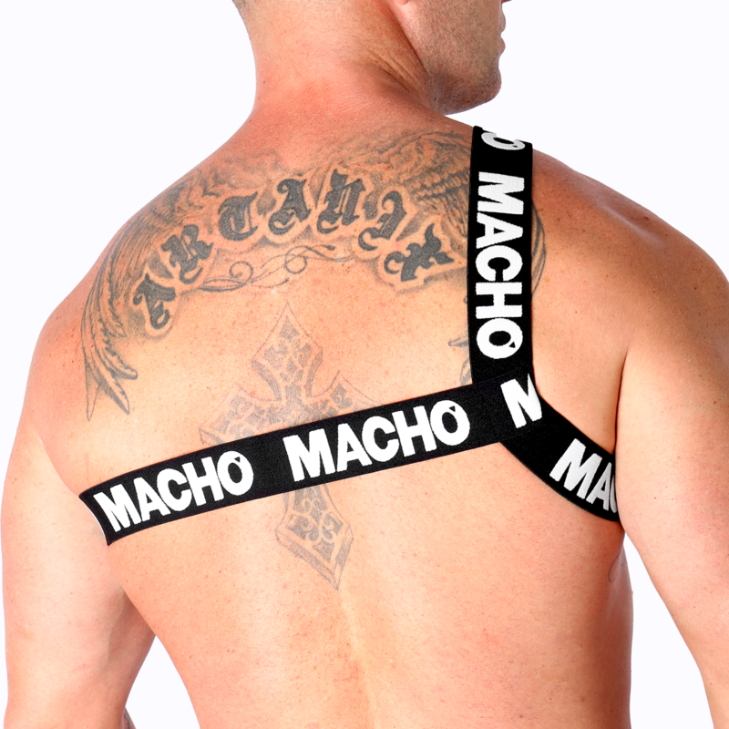 MACHO - ROMAN HARNESS ΛΕΥΚΗ S/M