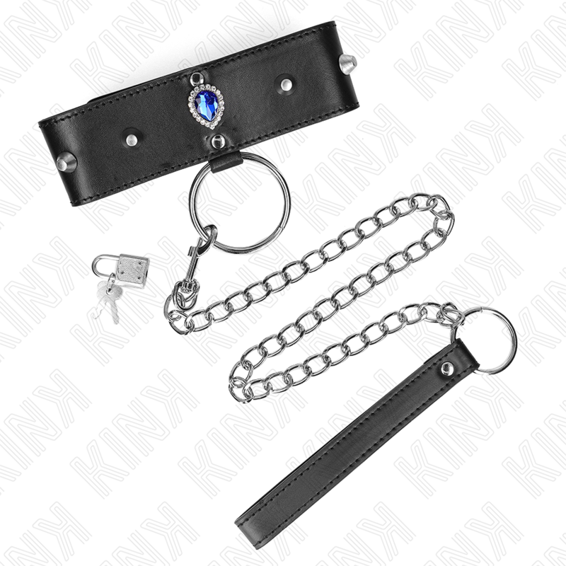 KINK - ΚΟΛΙΕ 65 ΕΚ. ΜΕ ΛΟΥΡΑΚΙ ΜΕ ΜΠΛΕ ΡΙΑΜΑΝ ΡΥΘΜΙΖΟΜΕΝΟ 36-43 ΕΚ. X 5 ΕΚ.