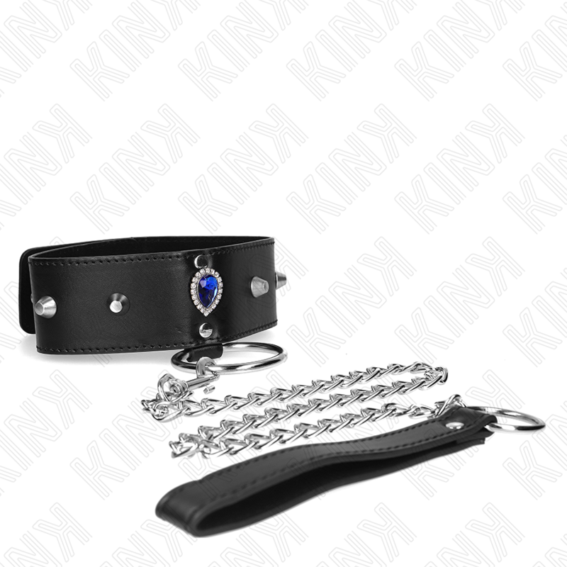 KINK - ΚΟΛΙΕ 65 ΕΚ. ΜΕ ΛΟΥΡΑΚΙ ΜΕ ΜΠΛΕ ΡΙΑΜΑΝ ΡΥΘΜΙΖΟΜΕΝΟ 36-43 ΕΚ. X 5 ΕΚ.