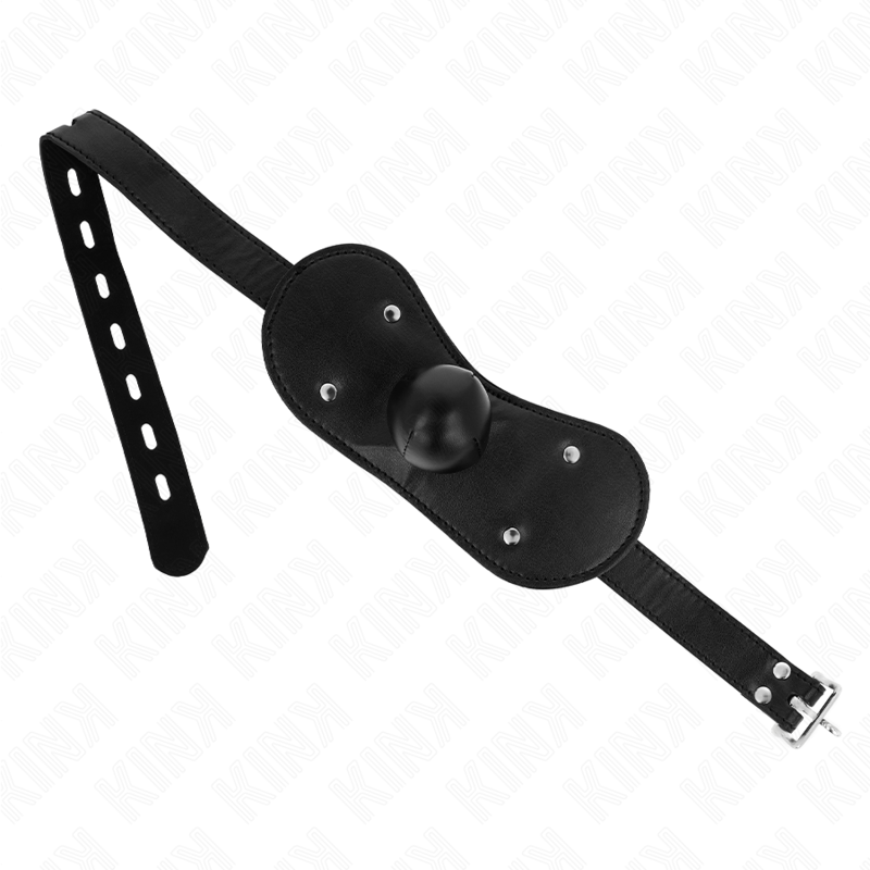Μάσκα στόματος KINK - BALL GAG με ρυθμιζόμενο κλείδωμα 42-60 cm